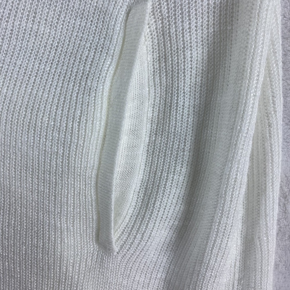 Banana Republic Long Cream Open Front Cardigan - Picture 4 of 9